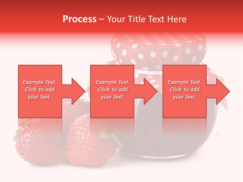 Confiture Dotted Red PowerPoint Template