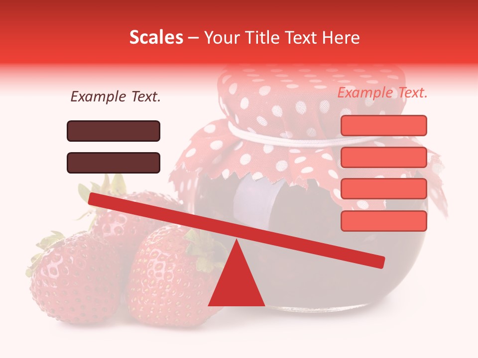 Confiture Dotted Red PowerPoint Template