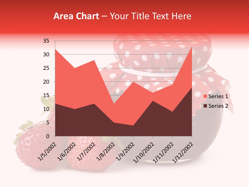 Confiture Dotted Red PowerPoint Template