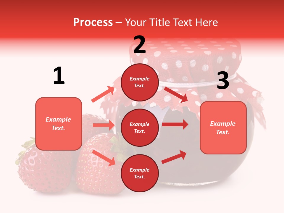 Confiture Dotted Red PowerPoint Template