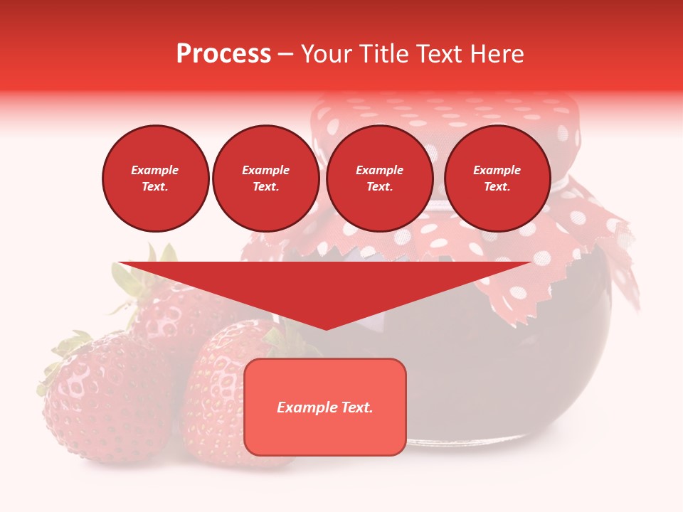 Confiture Dotted Red PowerPoint Template