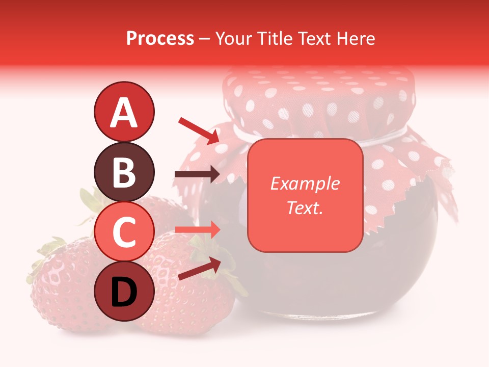 Confiture Dotted Red PowerPoint Template