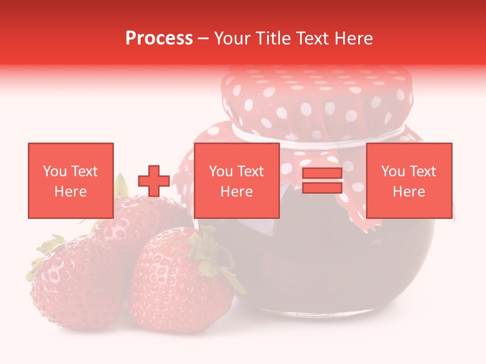 Confiture Dotted Red PowerPoint Template