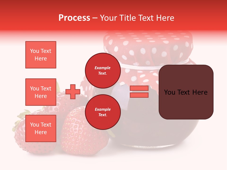 Confiture Dotted Red PowerPoint Template