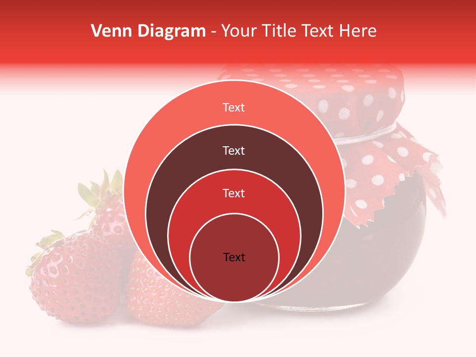Confiture Dotted Red PowerPoint Template