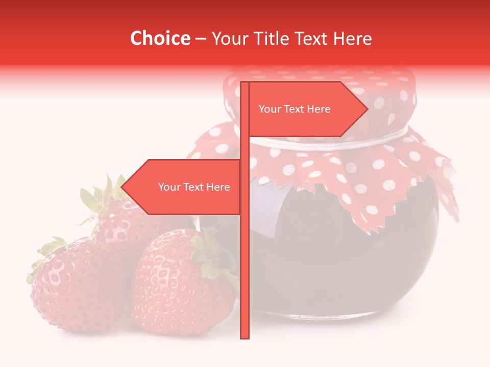 Confiture Dotted Red PowerPoint Template