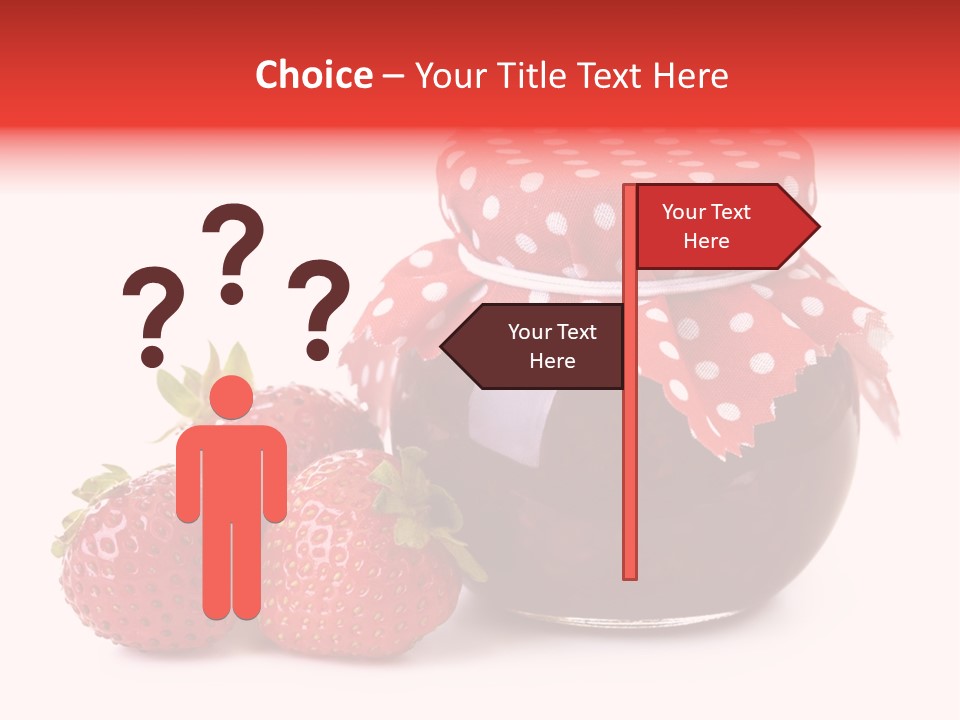 Confiture Dotted Red PowerPoint Template