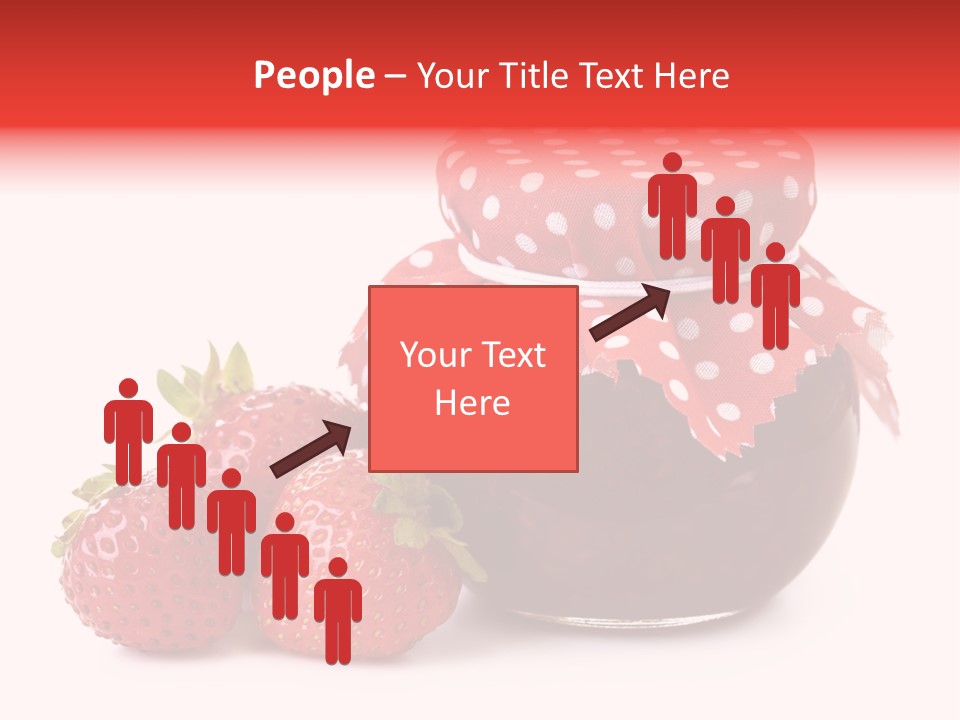 Confiture Dotted Red PowerPoint Template
