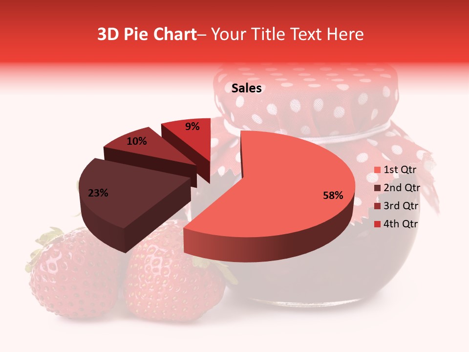 Confiture Dotted Red PowerPoint Template