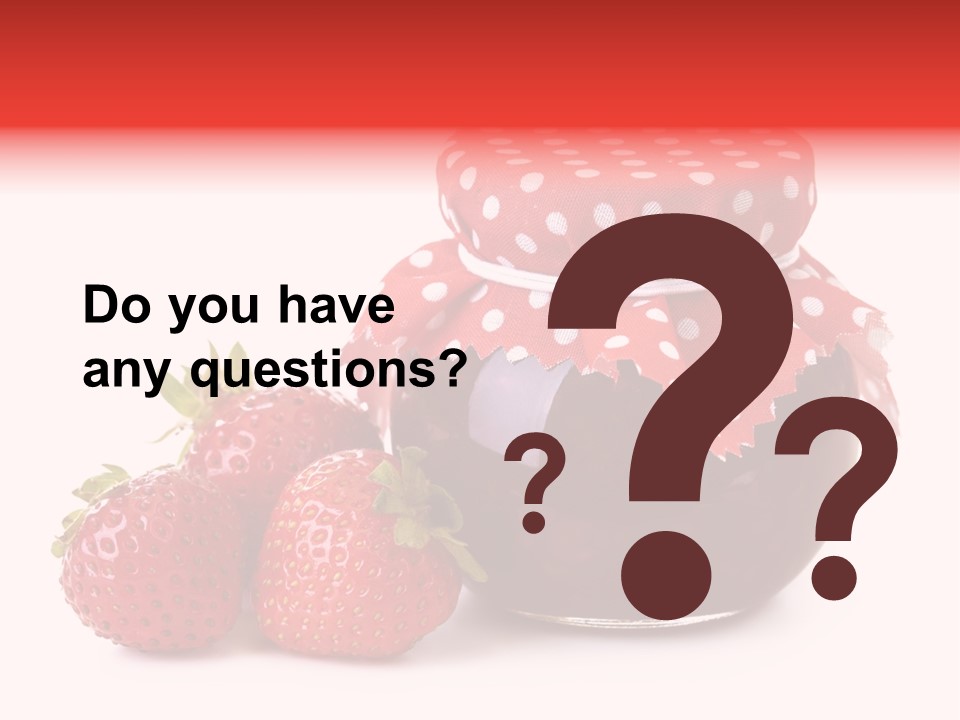 Confiture Dotted Red PowerPoint Template