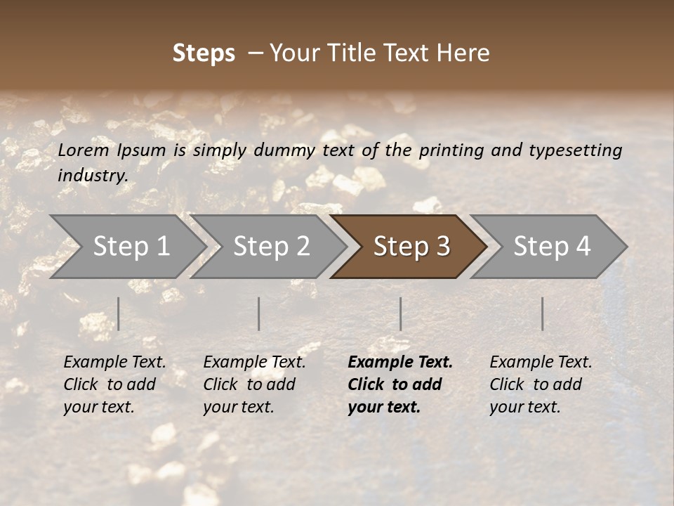 Kept Trade Primitive PowerPoint Template