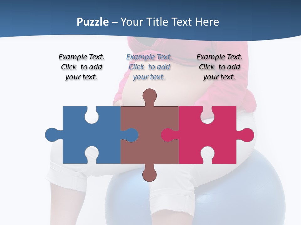 Health Care Overweight Caucasian PowerPoint Template