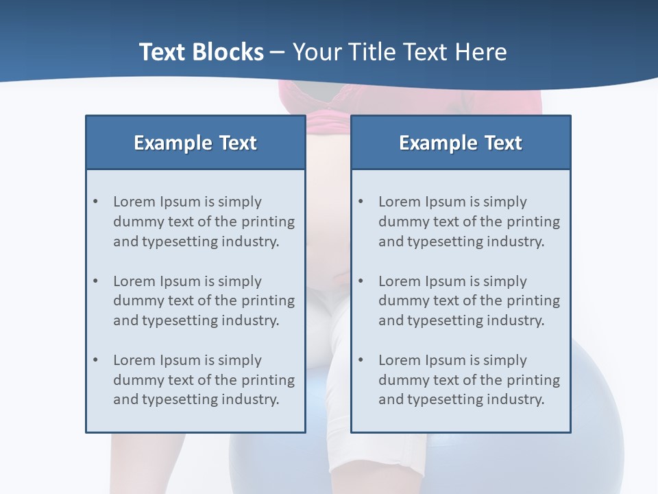 Health Care Overweight Caucasian PowerPoint Template