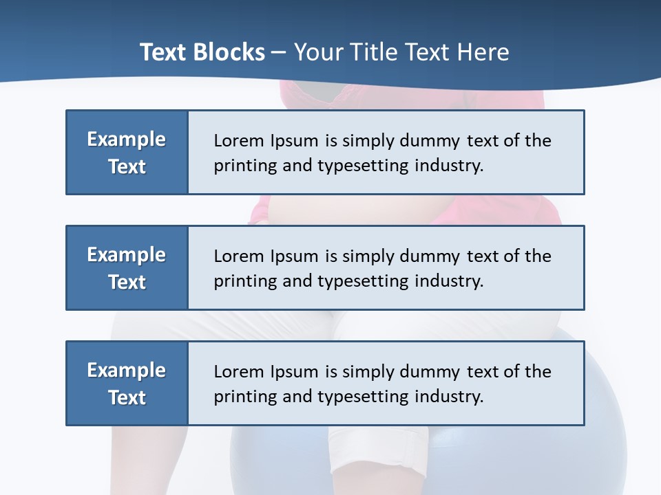 Health Care Overweight Caucasian PowerPoint Template