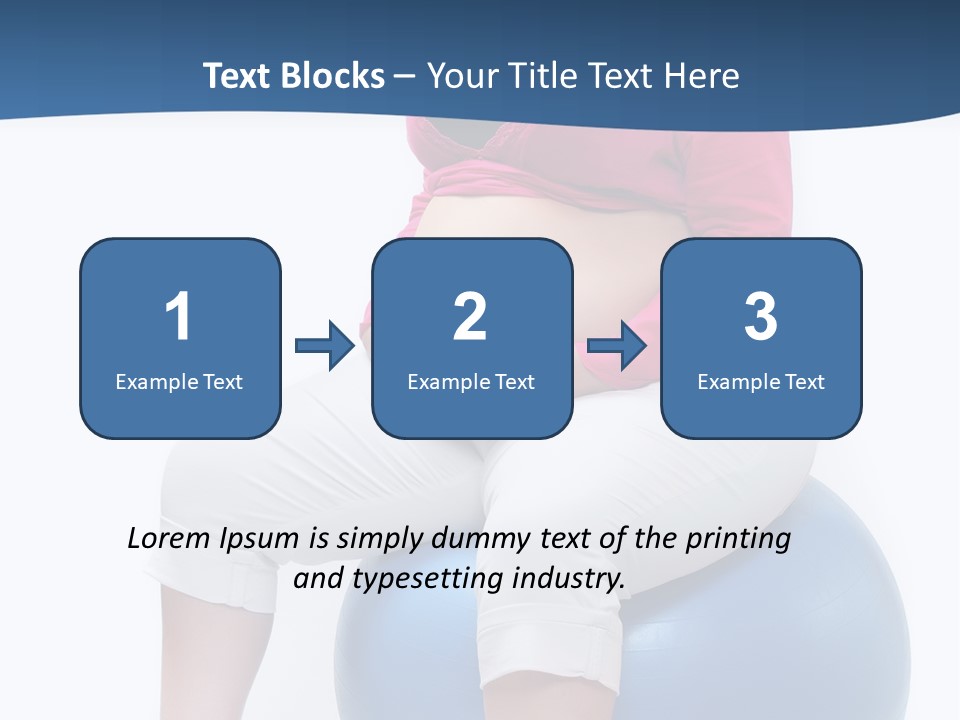 Health Care Overweight Caucasian PowerPoint Template