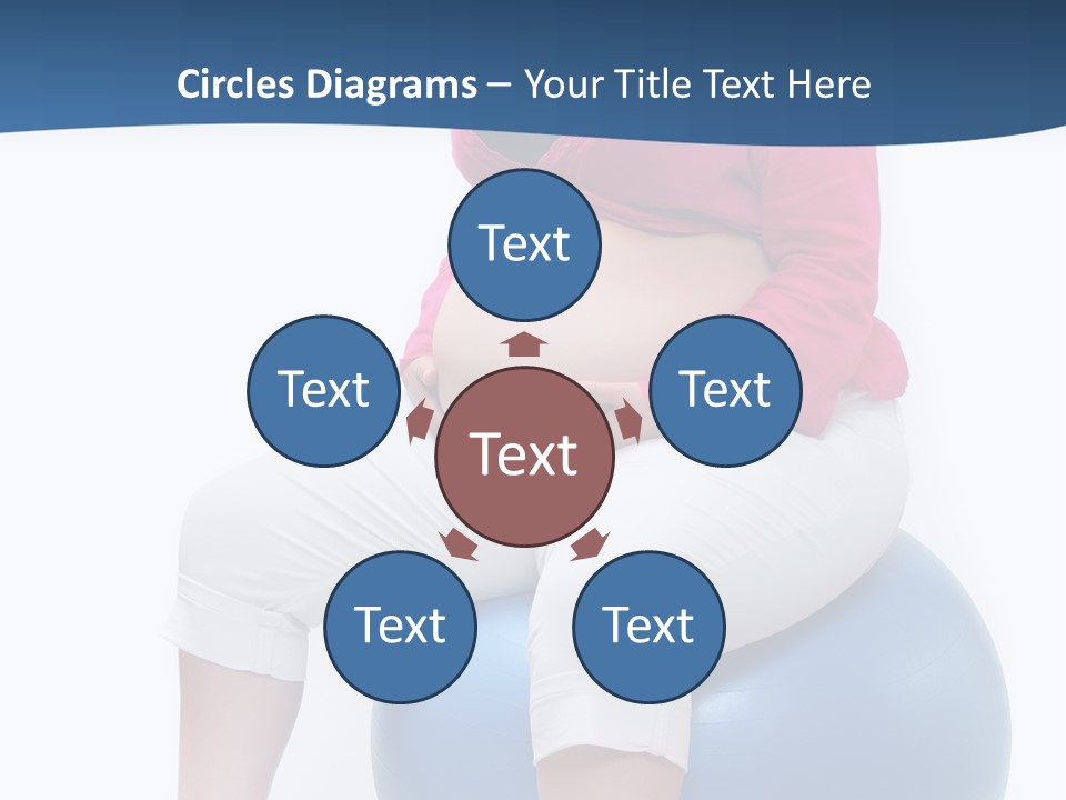 Health Care Overweight Caucasian PowerPoint Template