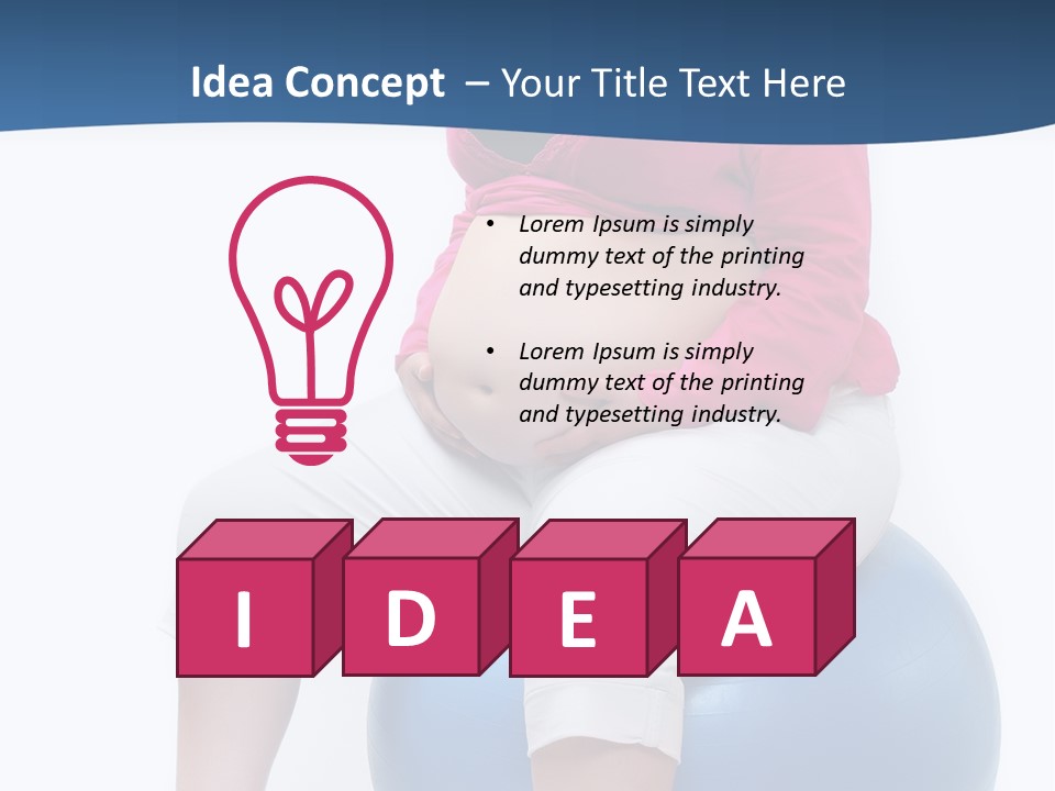 Health Care Overweight Caucasian PowerPoint Template