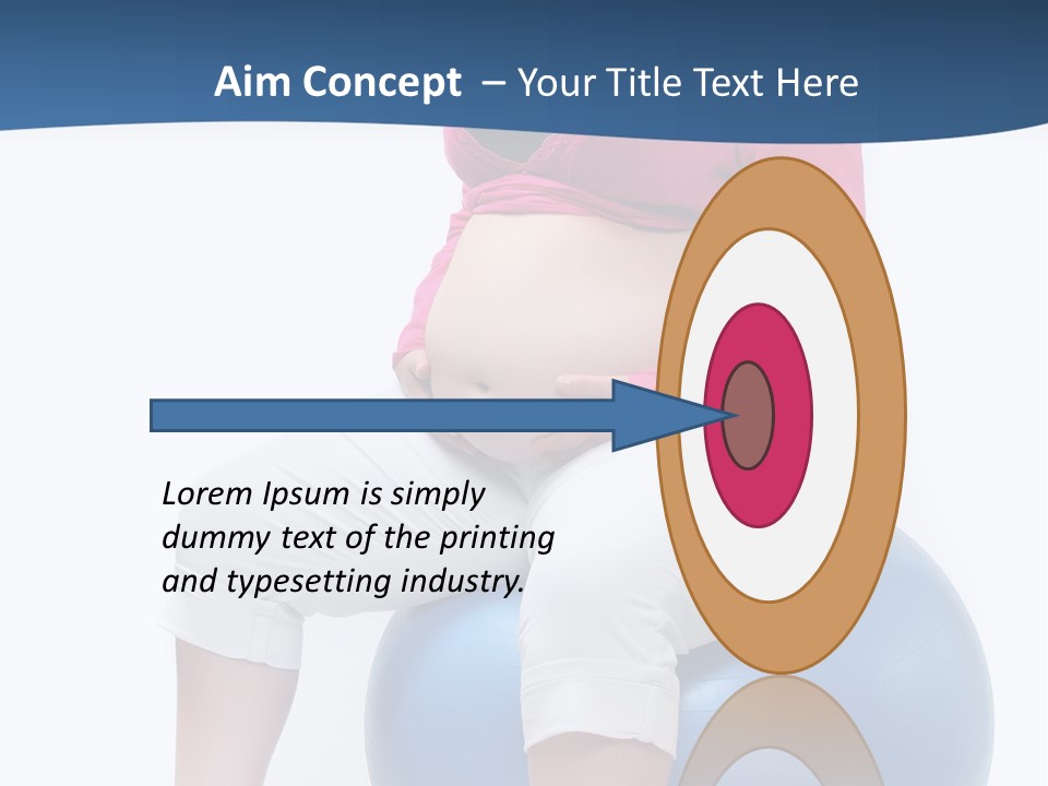 Health Care Overweight Caucasian PowerPoint Template