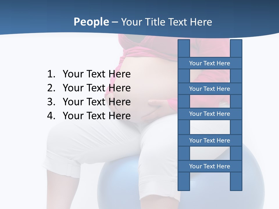 Health Care Overweight Caucasian PowerPoint Template