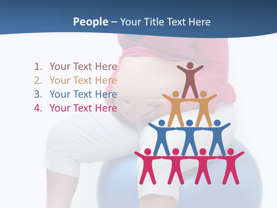 Health Care Overweight Caucasian PowerPoint Template