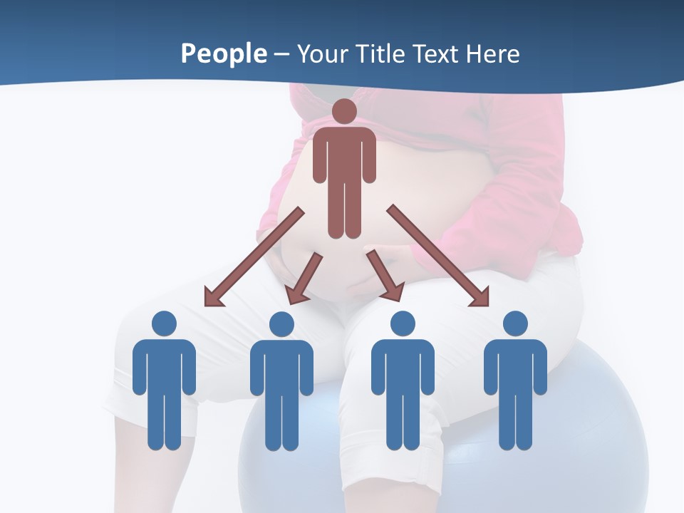 Health Care Overweight Caucasian PowerPoint Template