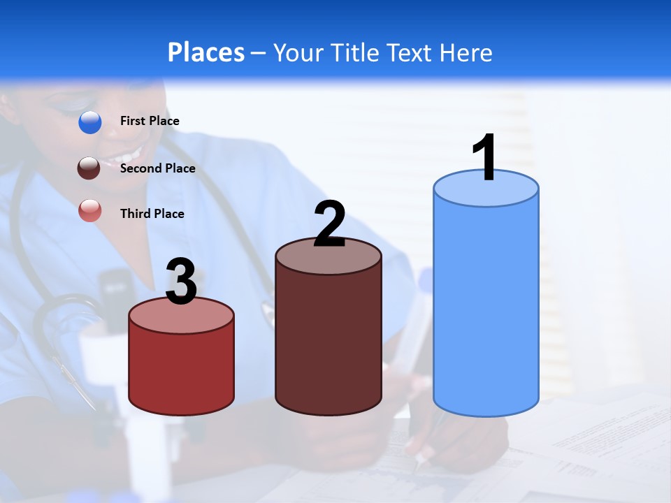 Cute Black Female PowerPoint Template