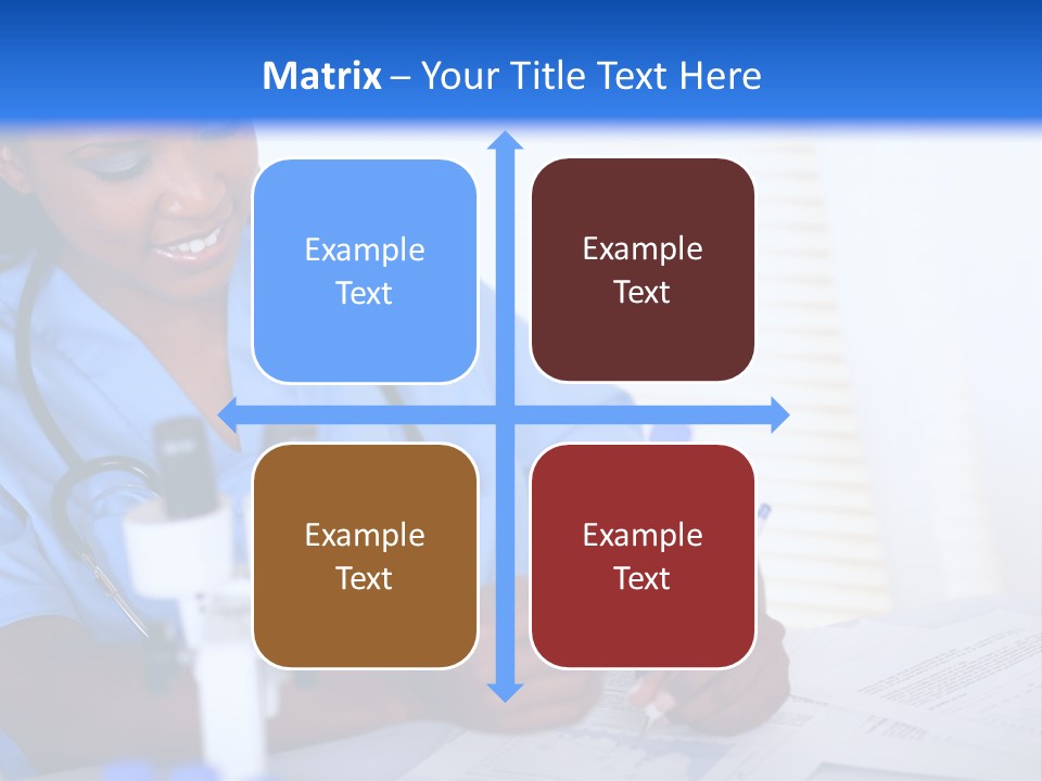 Cute Black Female PowerPoint Template