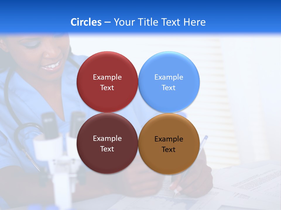 Cute Black Female PowerPoint Template