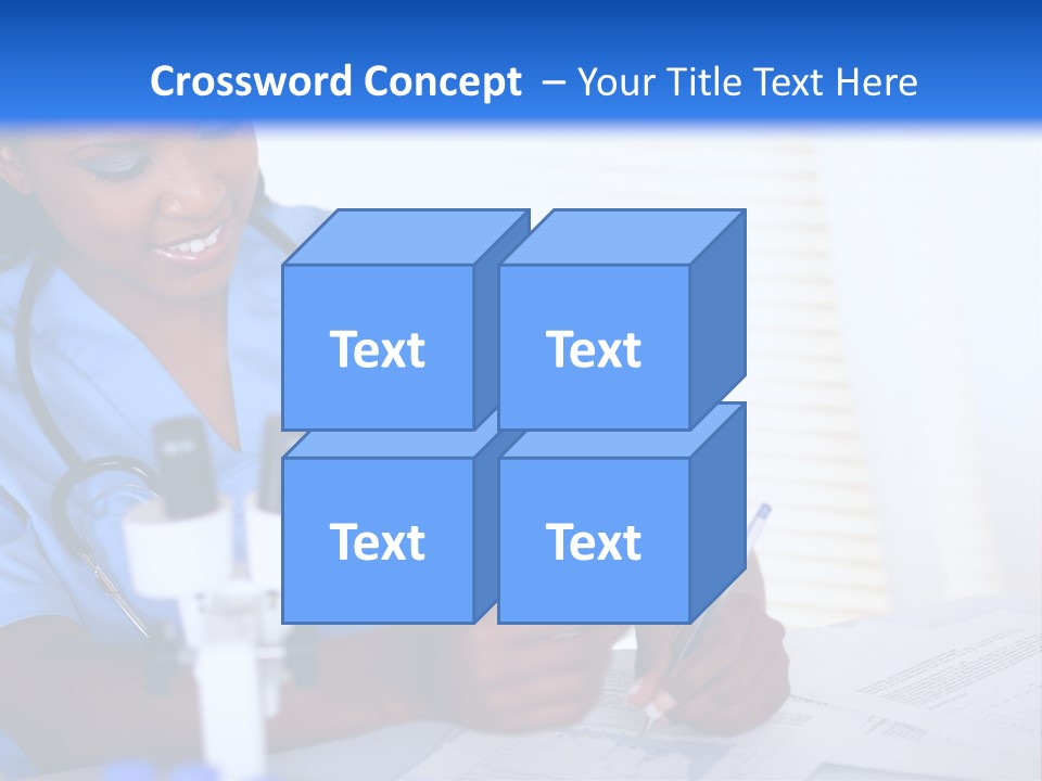 Cute Black Female PowerPoint Template