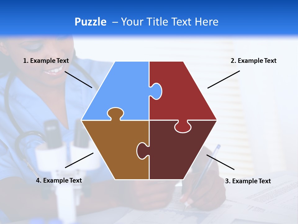 Cute Black Female PowerPoint Template