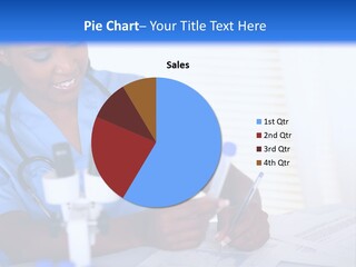 Cute Black Female PowerPoint Template