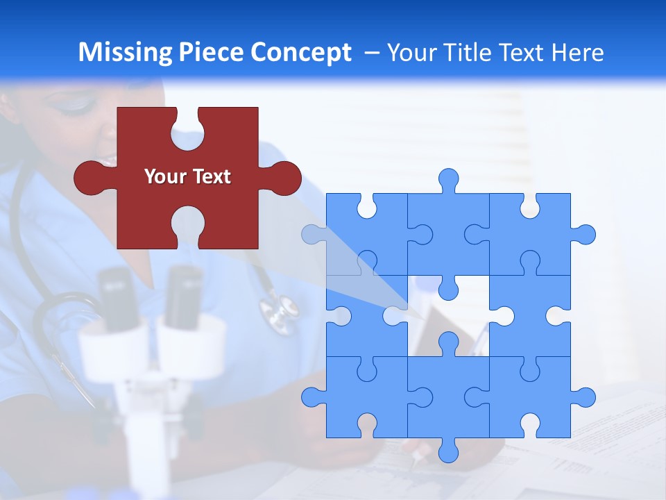 Cute Black Female PowerPoint Template