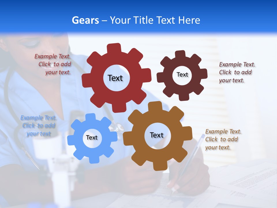 Cute Black Female PowerPoint Template