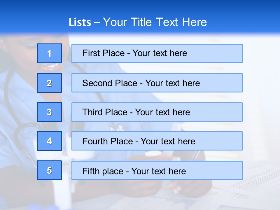 Cute Black Female PowerPoint Template