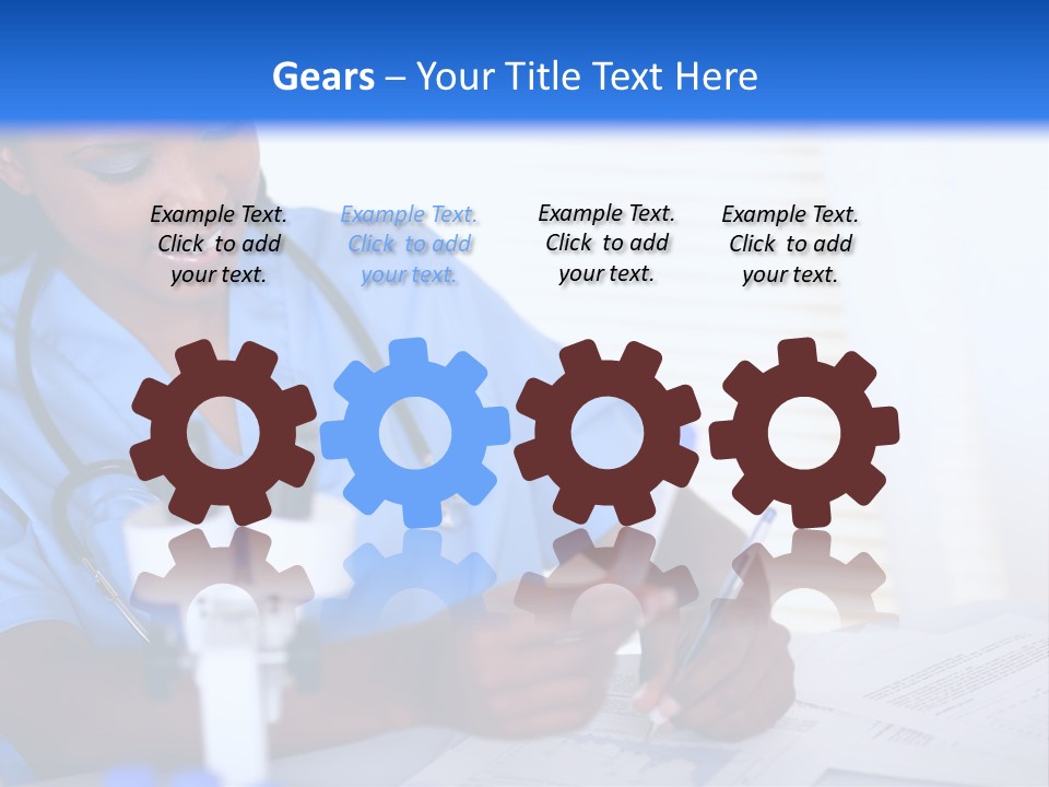 Cute Black Female PowerPoint Template