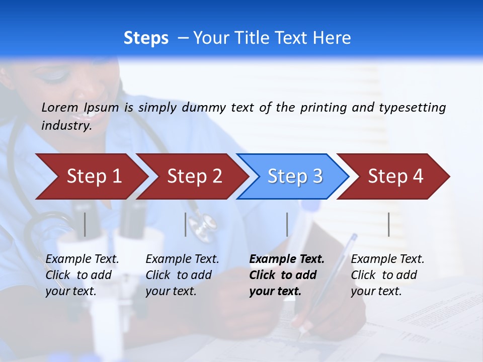 Cute Black Female PowerPoint Template