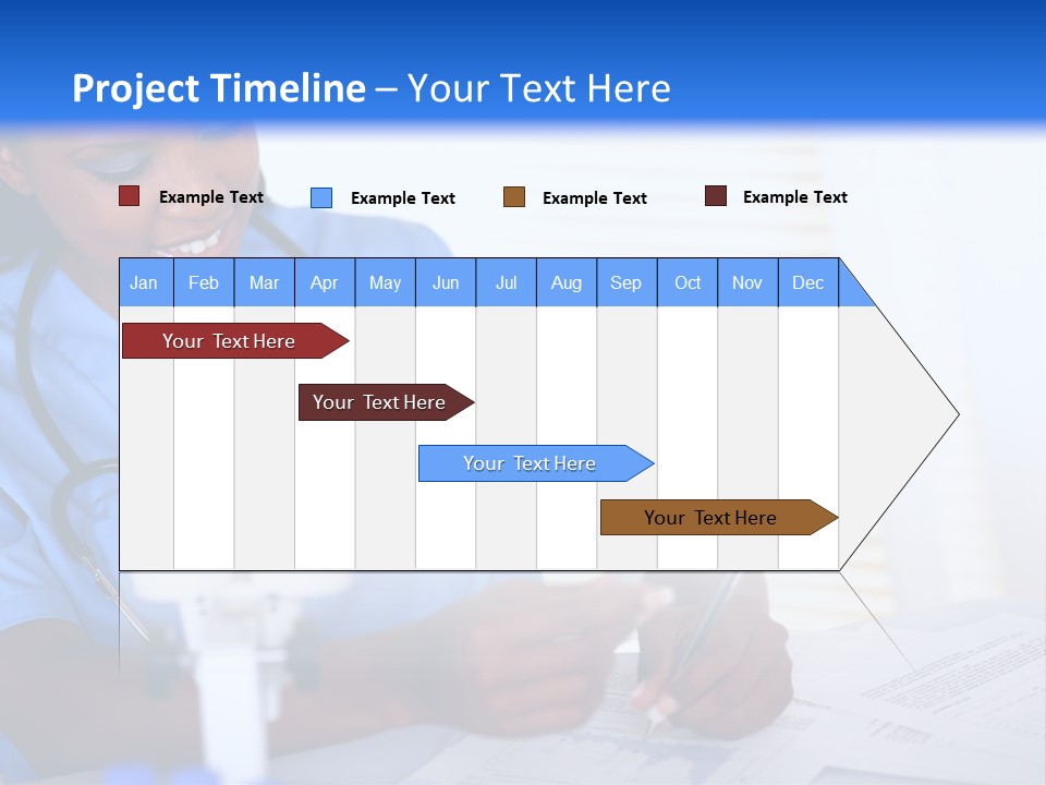 Cute Black Female PowerPoint Template