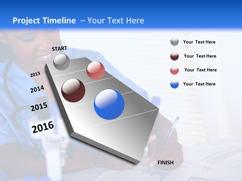 Cute Black Female PowerPoint Template