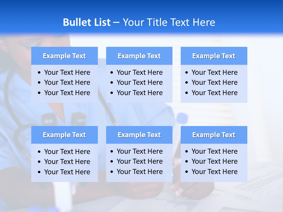 Cute Black Female PowerPoint Template