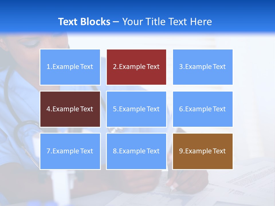 Cute Black Female PowerPoint Template