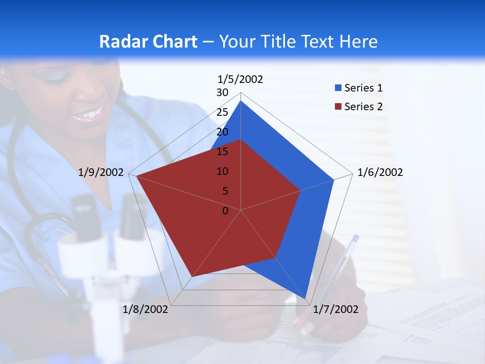 Cute Black Female PowerPoint Template