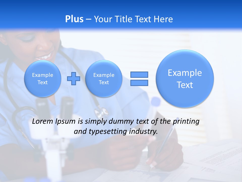 Cute Black Female PowerPoint Template