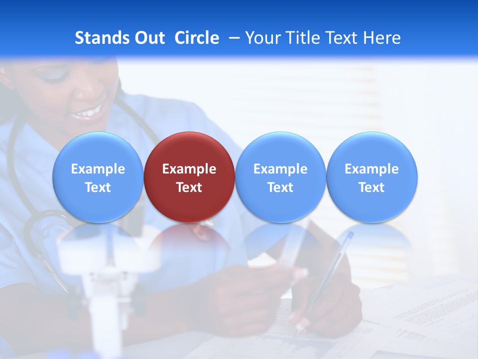 Cute Black Female PowerPoint Template