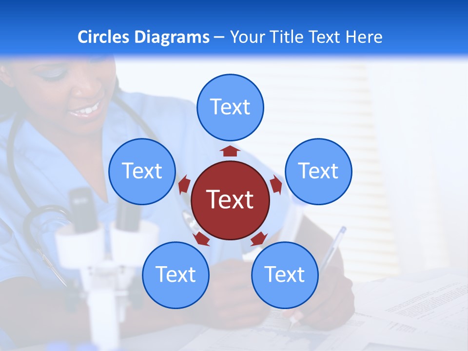 Cute Black Female PowerPoint Template