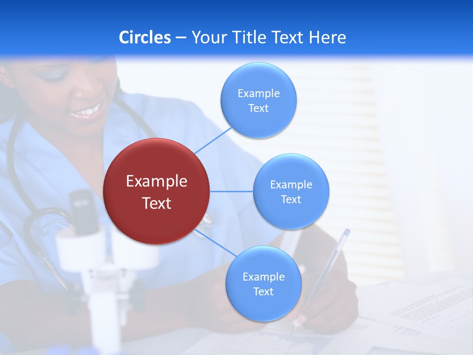 Cute Black Female PowerPoint Template