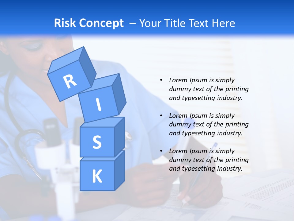 Cute Black Female PowerPoint Template