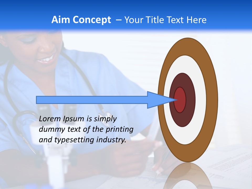 Cute Black Female PowerPoint Template