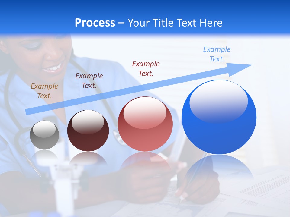 Cute Black Female PowerPoint Template