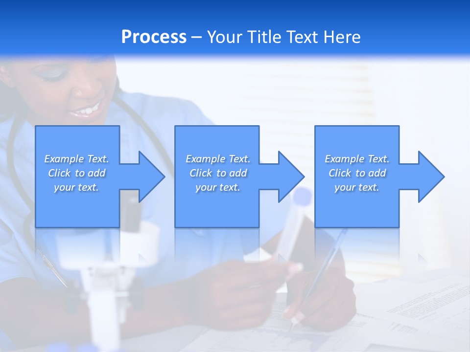Cute Black Female PowerPoint Template