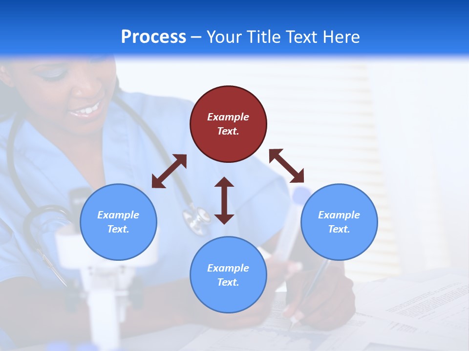 Cute Black Female PowerPoint Template